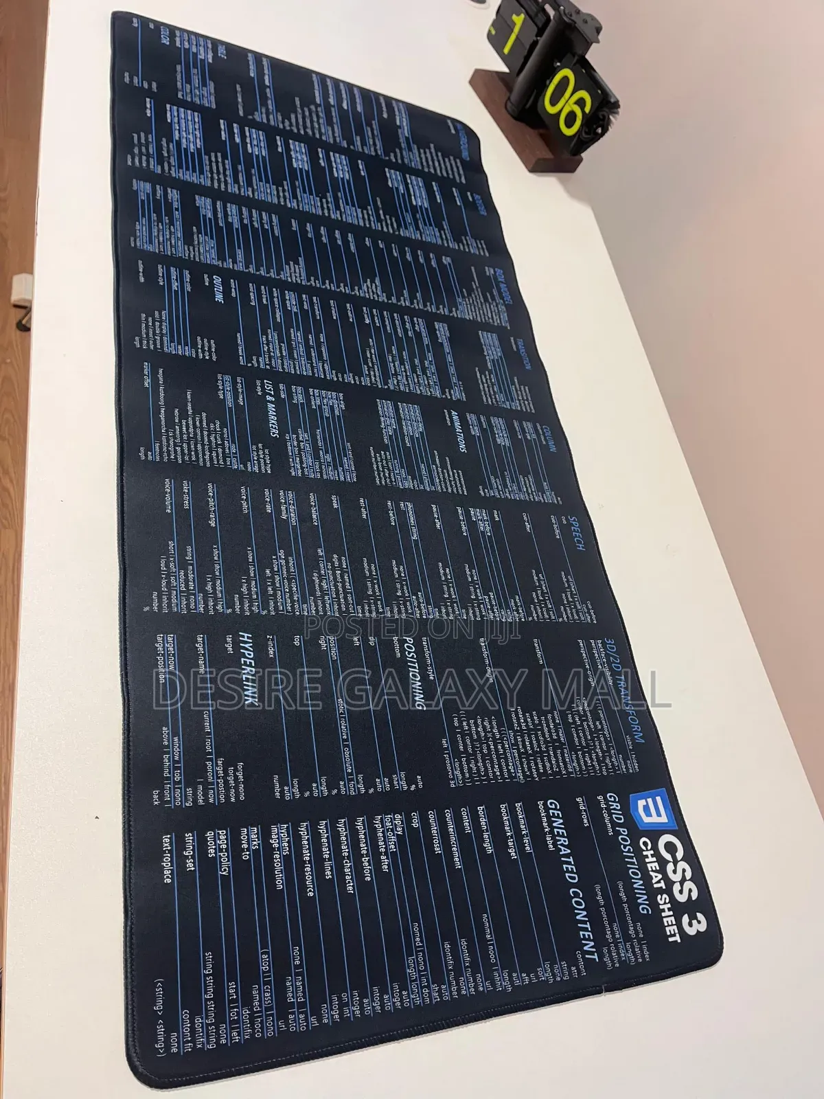 Xvip Exclusive Cheat Sheet Table Mat