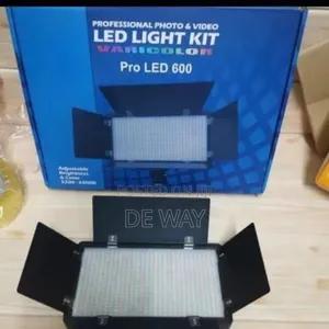 Pro Led 600 Video and Photo Light With a Tripod Stand