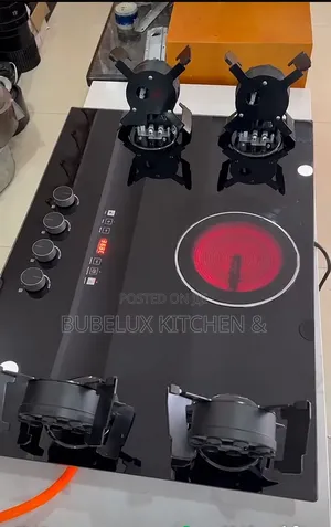 4-Burner Hybrid Hob | 4 Gas + 1 Electric | Nepa-Proof Cooking