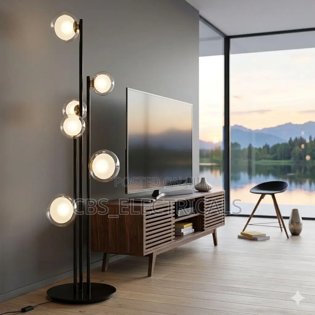 Modern Multi-Globe Floor Lamp