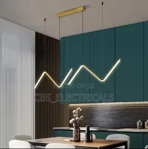 Modern Geometric Arc Pendant Chandelier