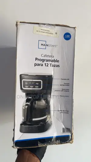 Mainstays 12-Cup Programmable Coffee Maker - Brand New in Box