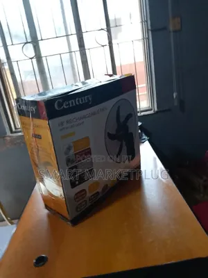 New Century 18 Inch Rechargeable Standing Fan With Remote