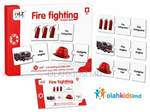 Fire Fighting Puzzle Set – 10 Self-Correcting Learning Puzzles