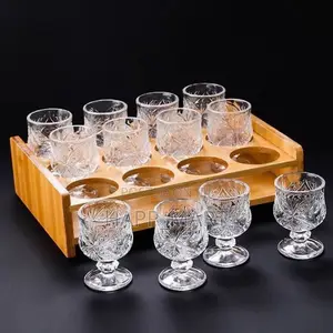 10-piece Crystal Shot Glass Set
