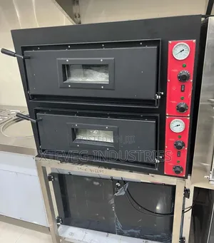 Commercial 2-Deck 4-Tray Electric Pizza Oven