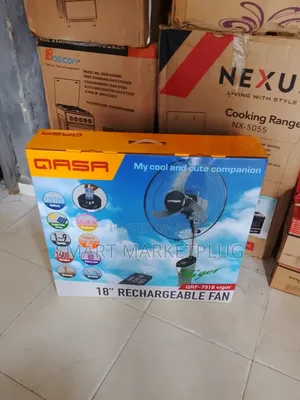 Brand New Qasa 18" Rechargeable Standing Fan -QRF-7918 Vigor