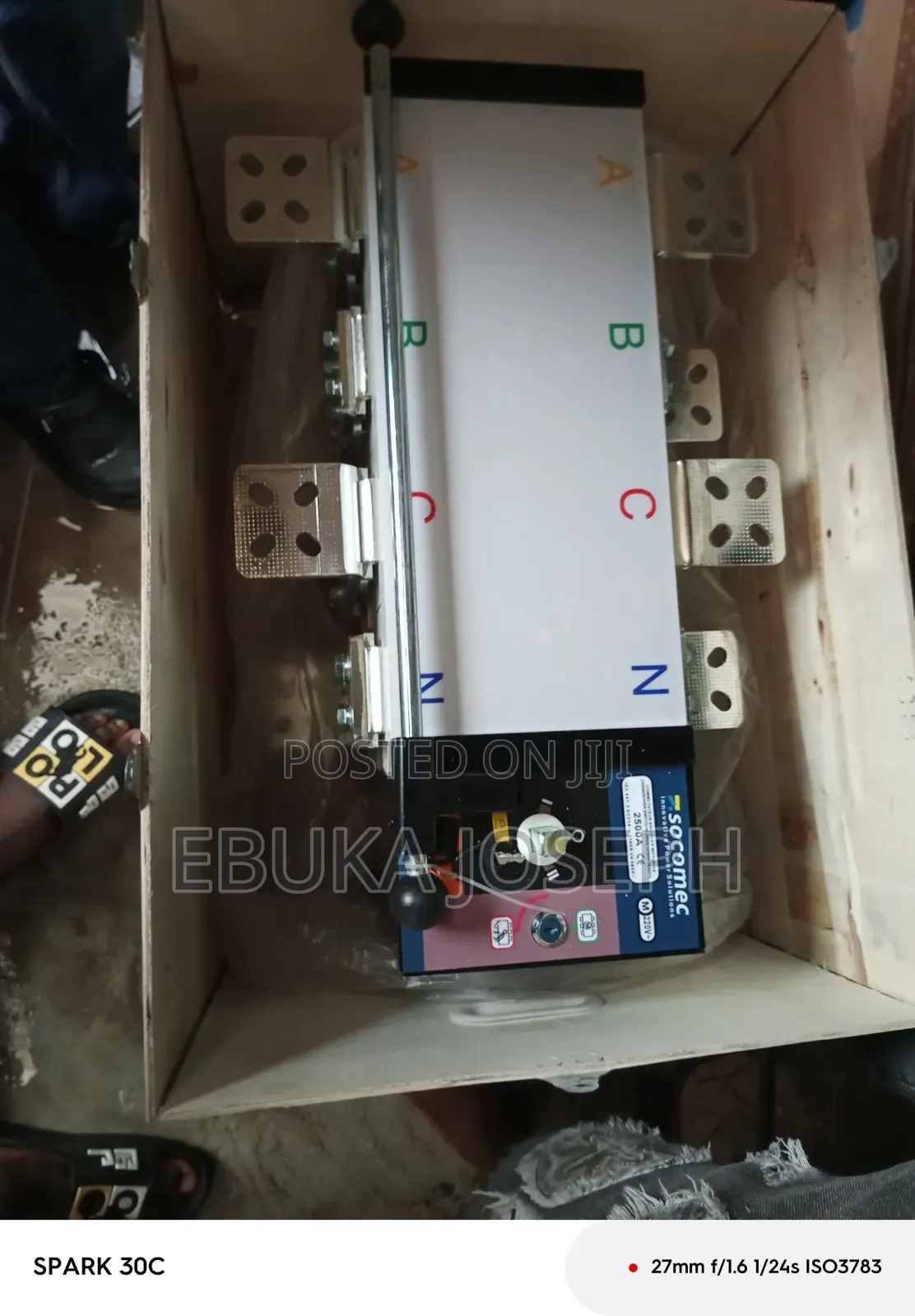Socomec Automatic Changeover Switch 1600amps