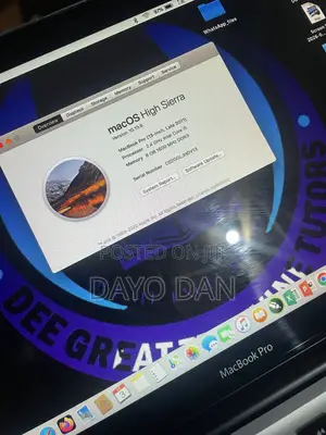 Laptop Apple MacBook Pro 2011 8GB Intel Core i5 HDD 500GB