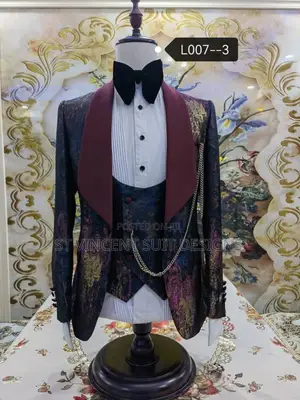 Wine Ceremonial Suit