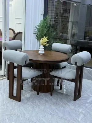 Quality Wooden Dining Table Set 4 Seaters