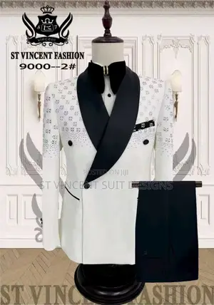 Ceremonial Off White Suit