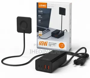 Ldnio 65w Desktop Fast Charger 4-Port Usb Qc4+ Pd Led Displa