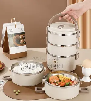 3-Layer Stainless Steel Insulated Food Flask