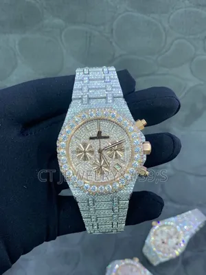 Iced Out Audemars Piguet Mens Diamond Watch High Grade