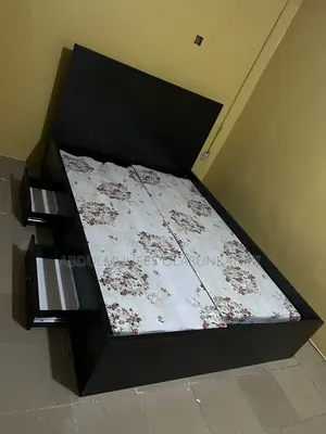 4.5 by 6 Bed Frame With Underneath Drawer