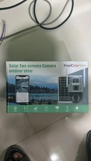Dual Lens V380 Solar Camera