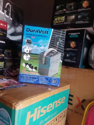 4 Bulbs Duravolt 4 in 1 Solar Rechargeable Pack
