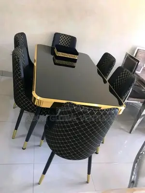 Modern Dining Set by (6) Six Seaters