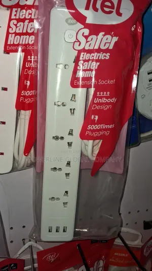 5 Way Extension Socket With Usb Charging Unit Get From Powerline