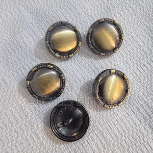 Bronze Gold Metal Button