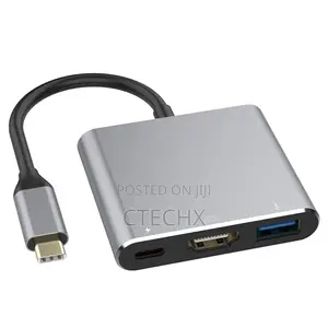 3 in 1 Multiport Usb Type C to Hdmi Usb3.0 and Usb C Power Delivery