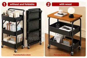 3-Tier Rolling Storage Cart