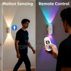 Rechargeable Motion Sensor Wall Light RGB
