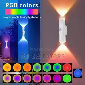 Sensor RGB Rechargeable Magnetic Wall Lamp Mood Ambient