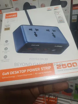The Ldnio Gan Desktop Power Strip 2500w