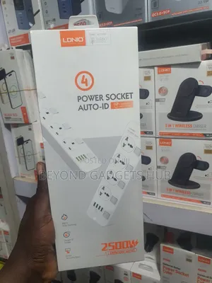 Ldnio Defender Series 2500w Power Socket With 4 Usb Ports