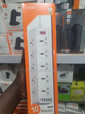 Ldnio 10-Outlet Power Strip With Pd Qc3.0 Fast Charging