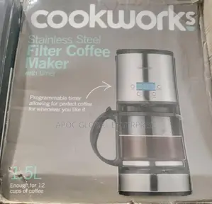 Cookworks Stainless Steel Filter Coffee Maker