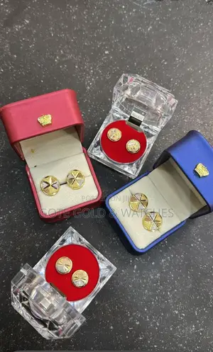 Authentic 18 Karat Gold Stud Earrings (We Also Buy Swap Old Gold)