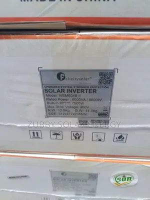 Felicity Hybrid Solar Inverter (6kva 48v)