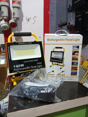 Rechargeable Industrial Flood Light 100w