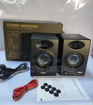 Mrave Inbuilt-Bluetooth Studio Monitor Speaker 50w 2way.