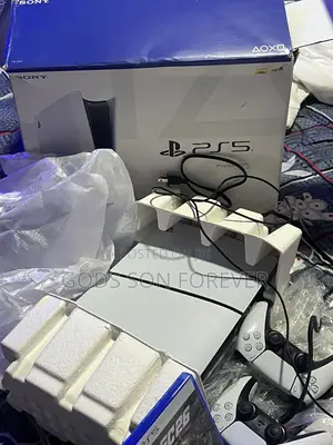 Direct Uk Used Ps 5 Slim 1tb Stand Version With 2 Pads and Game