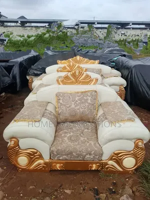 A Month Used 7 Seaters Luxury Royal Leather Sofa Set