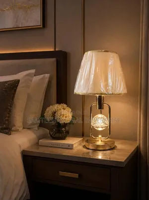 Luxury Crystal Globe Bedside Table Lamp