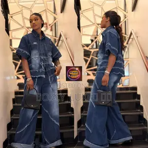 Premium Women’S Two-Piece Denim Set