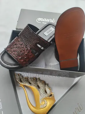 Original Mauri Ostrich + Stingray Exotic Leather Slide