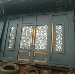 Luxury Steel Gate. Gate Ready on Ground