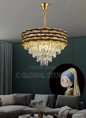 Black Crystal Chandelier
