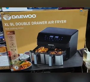 Daewoo Digital Double Drawer Air Fryer Family Sized Xl 4.5 Litre Draws