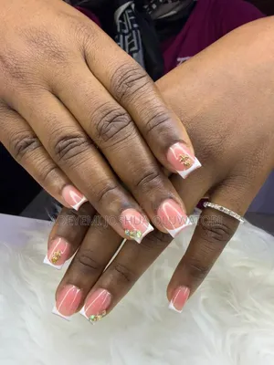 Spring Nails Concept.