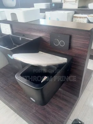 Square Matte Black Conceal Water Closet