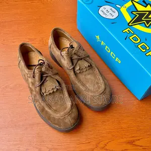 Original Padror Derby Workwear Cognac Brown Suede Shoe Now Available