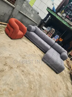 Modernized Brand New L-Shaped Sofa Couch