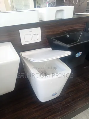Square White Conceal Water Closet